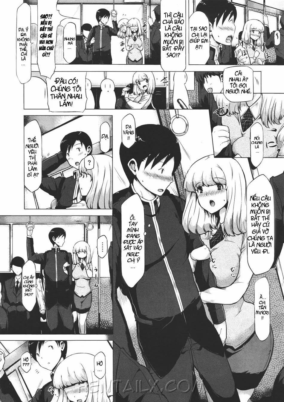 HentaiVN.net - Ảnh 4 - Sự cố trên tàu điện [Train Train] - Chap 2