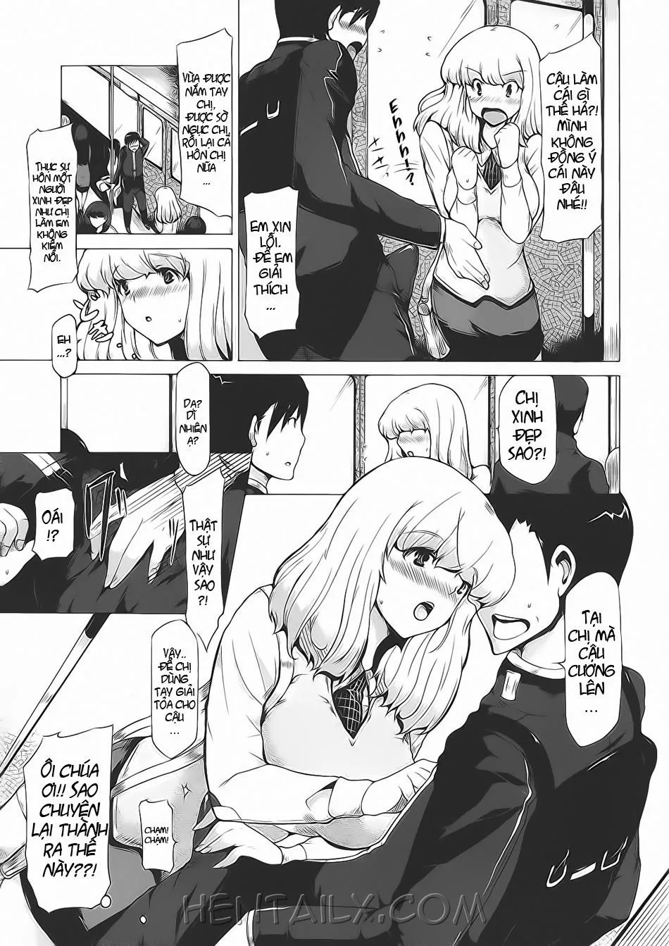 HentaiVN.net - Ảnh 7 - Sự cố trên tàu điện [Train Train] - Chap 2