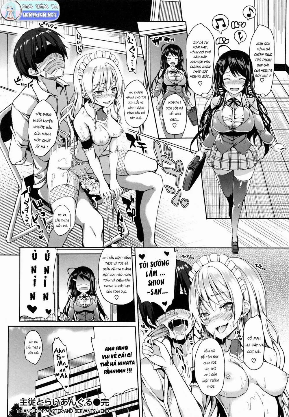 HentaiVN.net - Ảnh 20 - Shujuu Triangle - Triangle Of Master And Servant - Chap 1