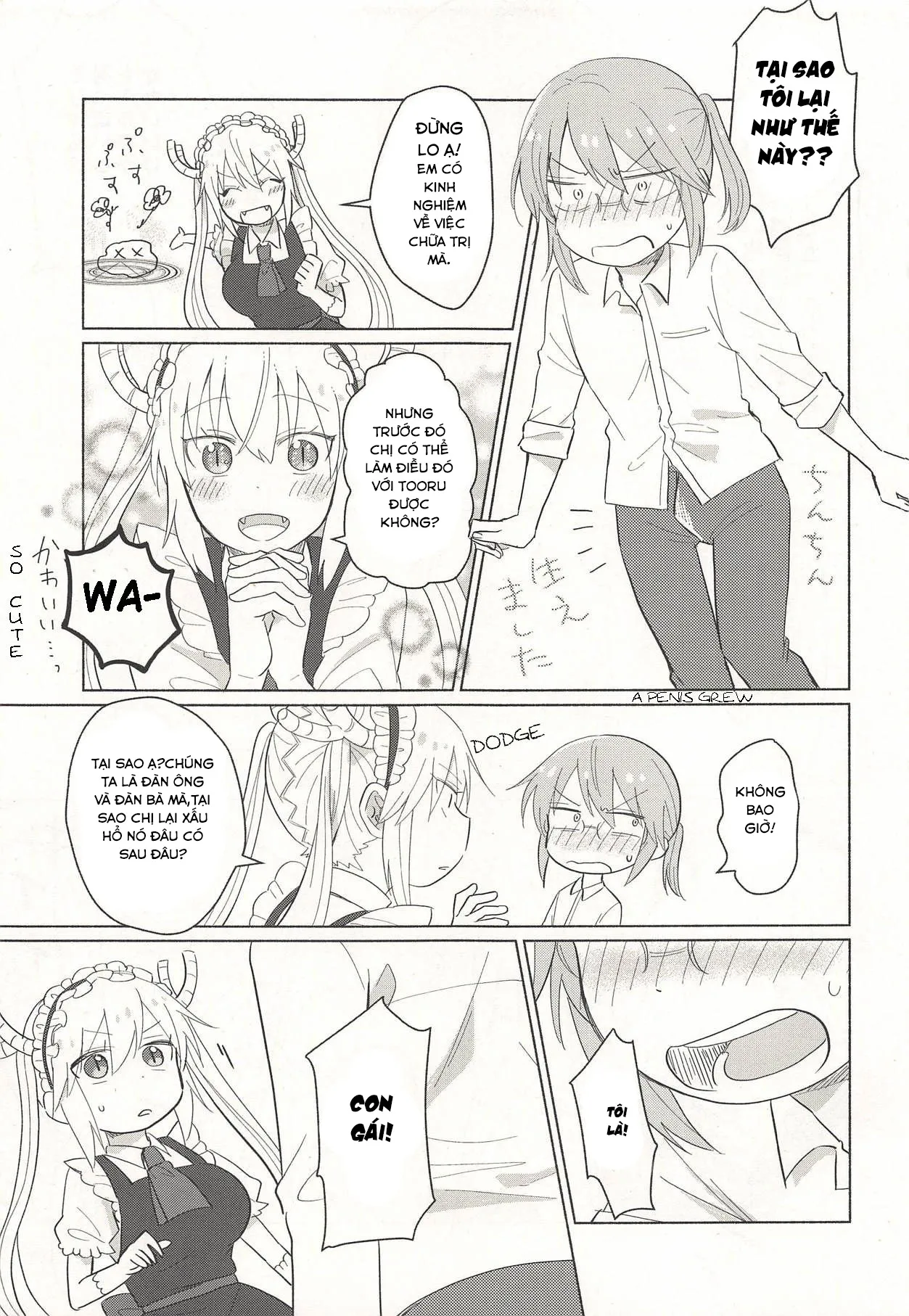 HentaiVN.net - Ảnh 5 - Tohru-san mo Haemashita - Chap 1