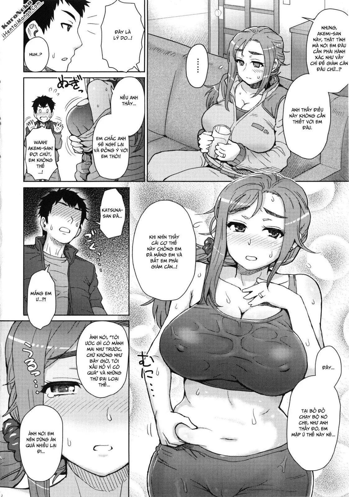 HentaiVN.net - Ảnh 4 - Married Woman Exercise [Hito-zuma Exercise] - Chap 1