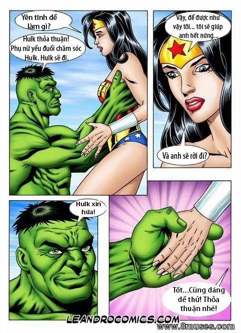 HentaiVN.net - Ảnh 11 - Hulk XXX Wonder Woman - Chap 1