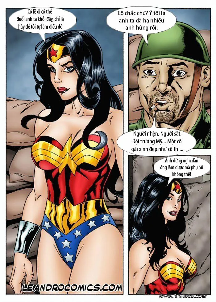 HentaiVN.net - Ảnh 4 - Hulk XXX Wonder Woman - Chap 1