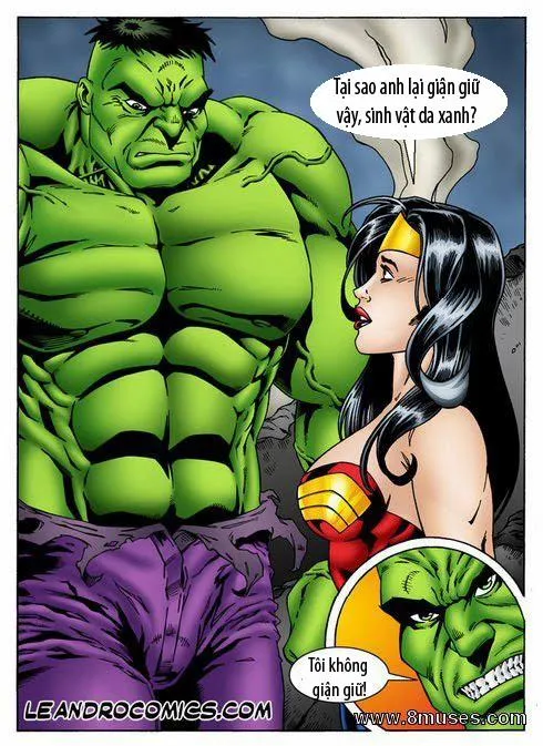 HentaiVN.net - Ảnh 6 - Hulk XXX Wonder Woman - Chap 1