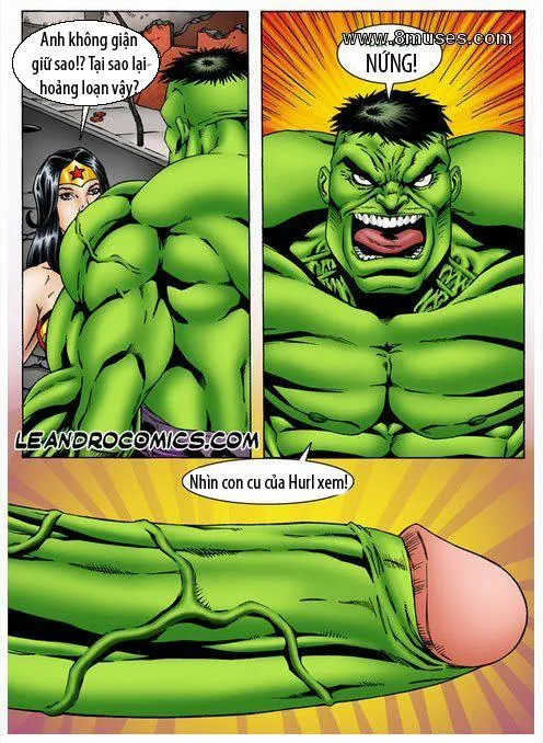 HentaiVN.net - Ảnh 7 - Hulk XXX Wonder Woman - Chap 1