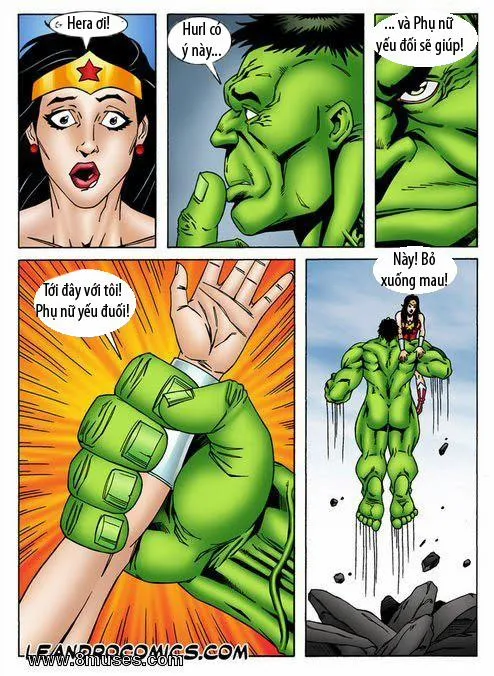 HentaiVN.net - Ảnh 8 - Hulk XXX Wonder Woman - Chap 1