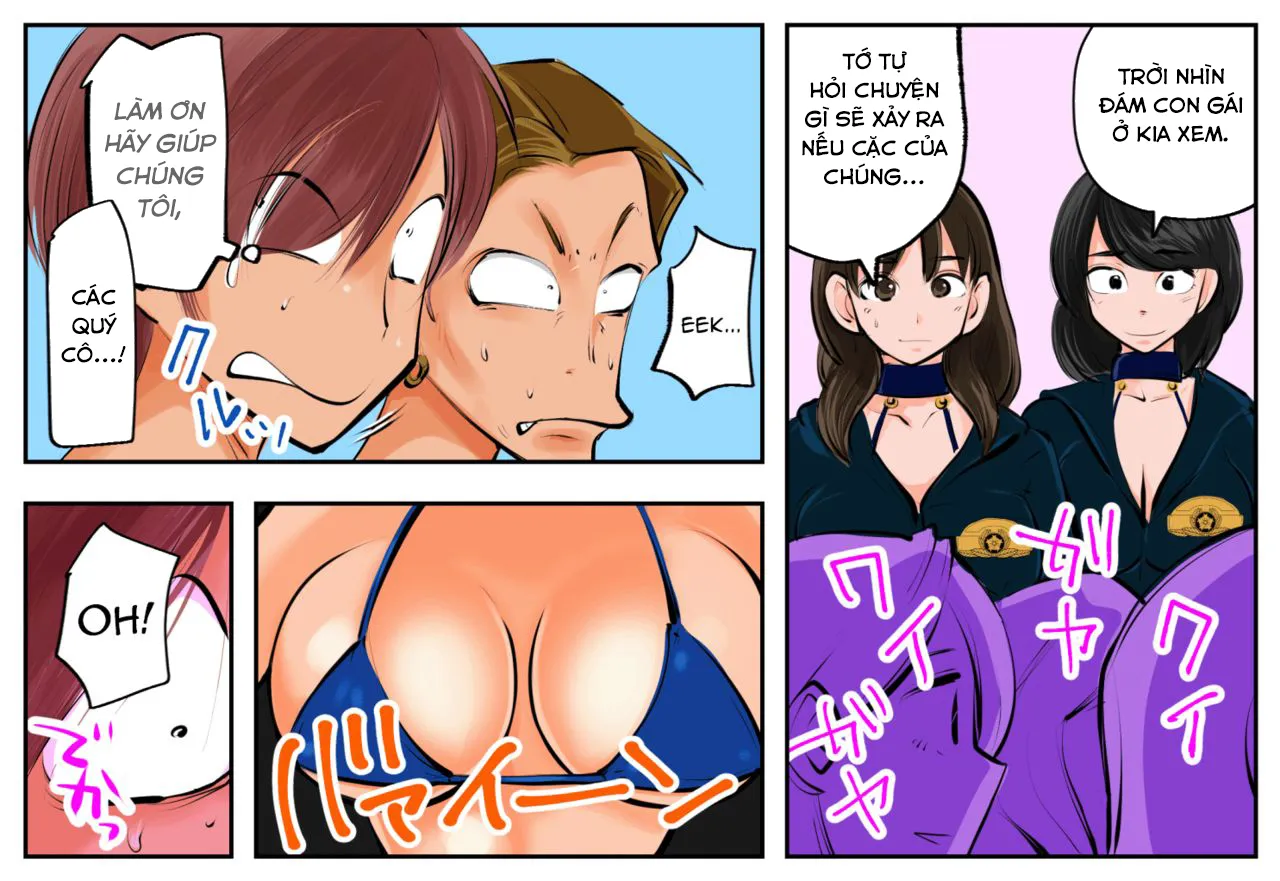 HentaiVN.net - Ảnh 6 - Kinkeri Kyosei in Beach [金蹴り・去勢㏌ビーチ] - Chap 1