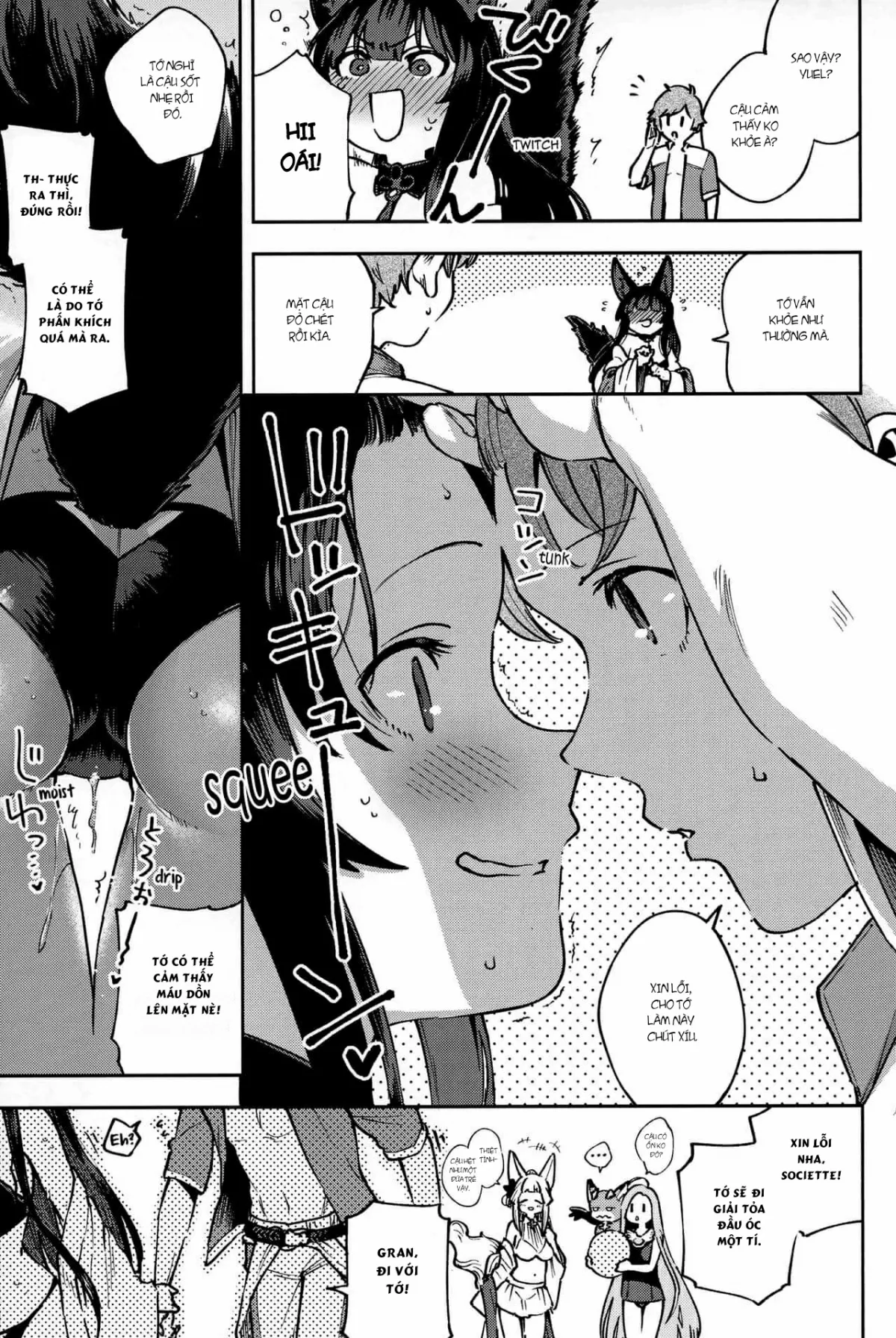 HentaiVN.net - Ảnh 6 - Yuel Mặc Bộ Đồ Bơi Và Cơn Động Dục (Granblue Fantasy) [Yuel ga Mizugi ni Kigaetara; Yuel, Swimsuit, and Her Mating Season (Granblue Fantasy)] - Chap 1