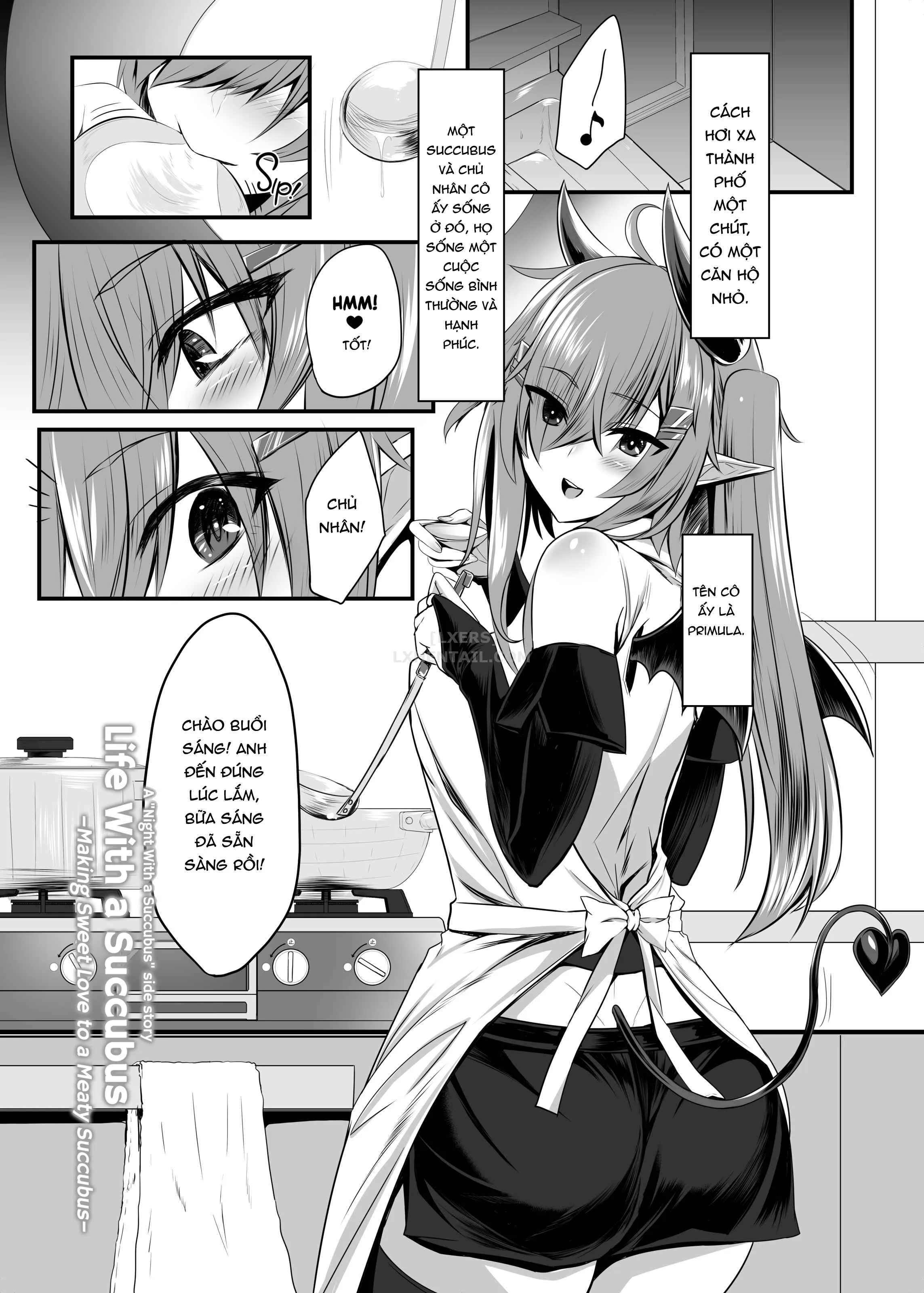 HentaiVN.net - Ảnh 8 - Life With a Succubus -Making Sweet Love to a Meaty Succubus- [COMIC1☆14] - Chap 1