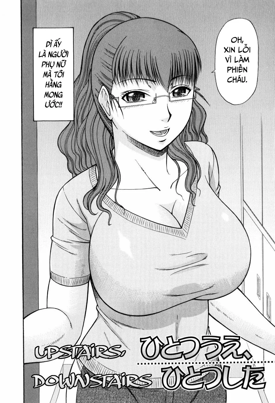 HentaiVN.net - Ảnh 3 - Upstairs Downstairs [Hitotsu Ue Hitotsu Shita] - Chap 1