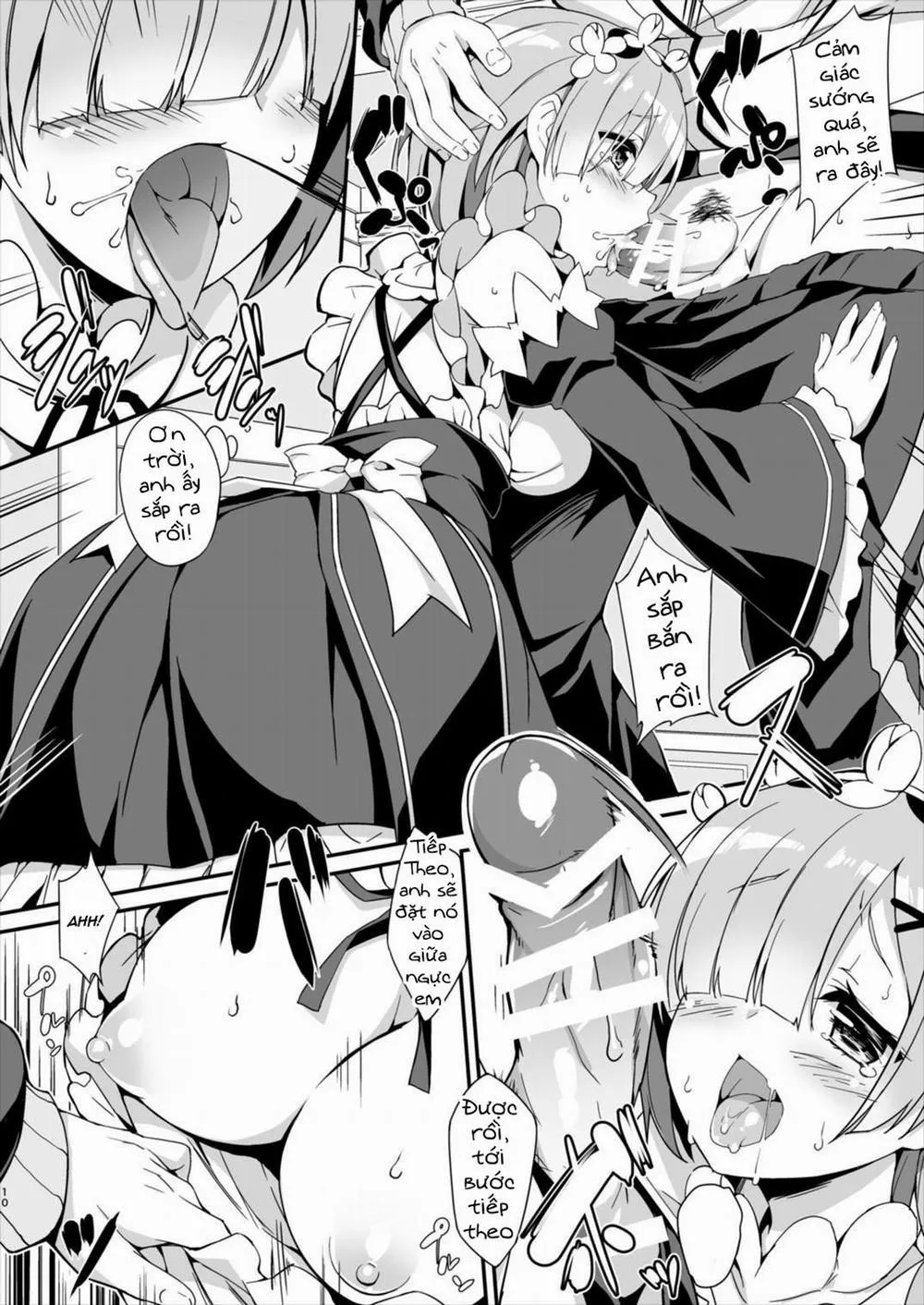HentaiVN.net - Ảnh 11 - Rem Kara Hajimeru Okusurizukuri (Re:Zero) - Chap 1