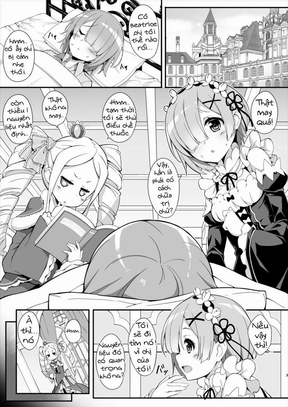 HentaiVN.net - Ảnh 4 - Rem Kara Hajimeru Okusurizukuri (Re:Zero) - Chap 1
