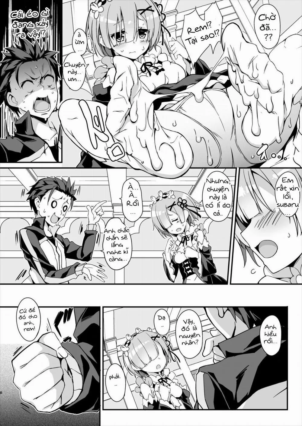 HentaiVN.net - Ảnh 9 - Rem Kara Hajimeru Okusurizukuri (Re:Zero) - Chap 1