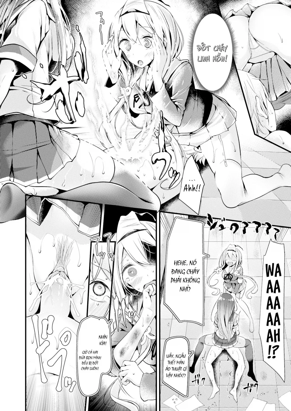 HentaiVN.net - Ảnh 16 - Spiritual Harassment - Test of Courage - Chap 1