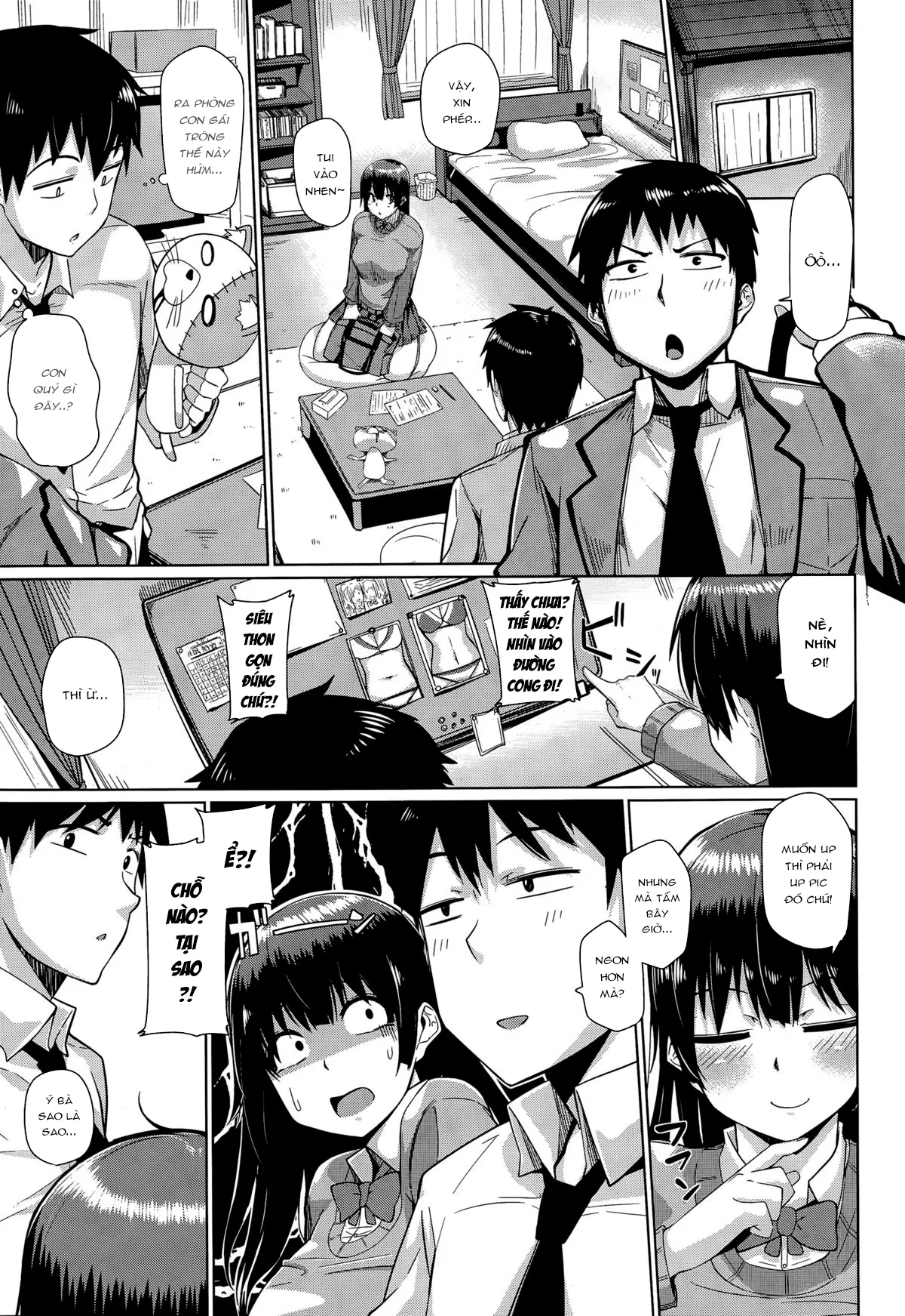 HentaiVN.net - Ảnh 3 - Ihara-chan wa Futoppara [Ihara-chan Bị Tăng Cân] - Chap 1
