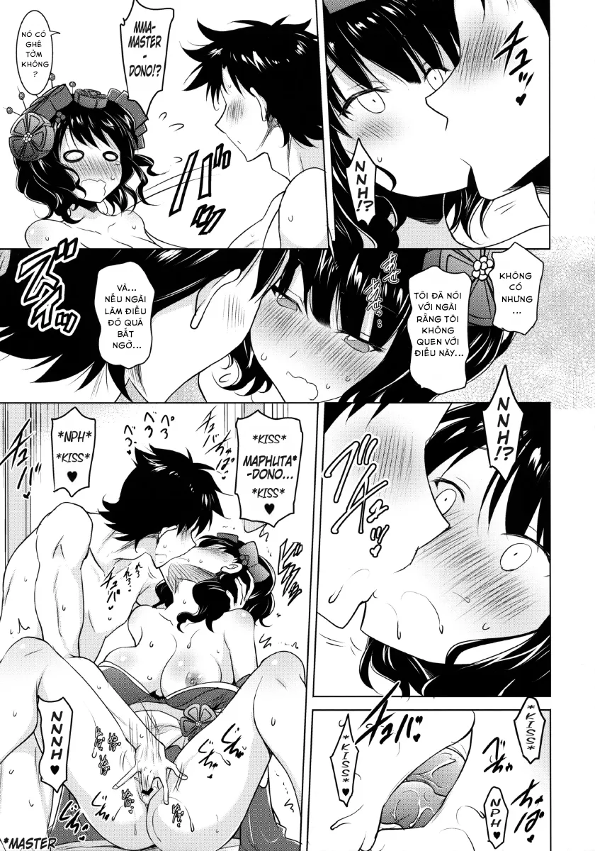 HentaiVN.net - Ảnh 17 - Hokusai-Chan Ga Okuchi De Teinei Ni Tannen Ni Nando Mo Nuite Kurete Kara No Honban [Hokusai-Chan's Scrupulous Mouth Makes Me Cum Continuously] - Chap 1