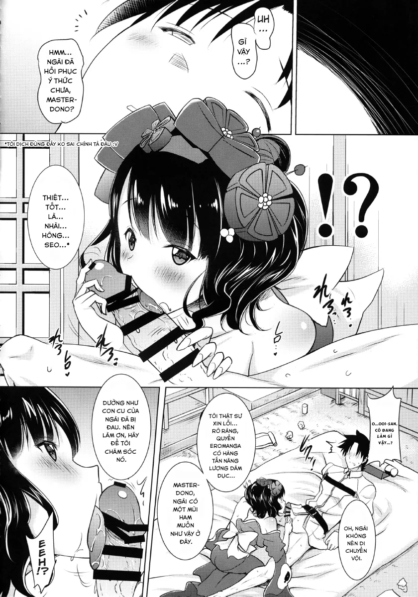 HentaiVN.net - Ảnh 4 - Hokusai-Chan Ga Okuchi De Teinei Ni Tannen Ni Nando Mo Nuite Kurete Kara No Honban [Hokusai-Chan's Scrupulous Mouth Makes Me Cum Continuously] - Chap 1