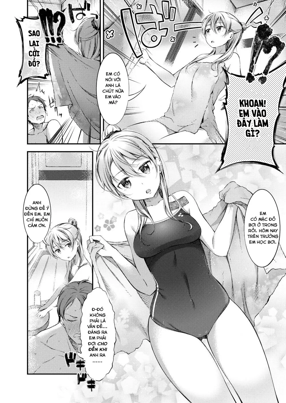 HentaiVN.net - Ảnh 6 - Bị em gái mưa Địt Xoa Dịu [If I Get Caught in the Rain] - Chap 1