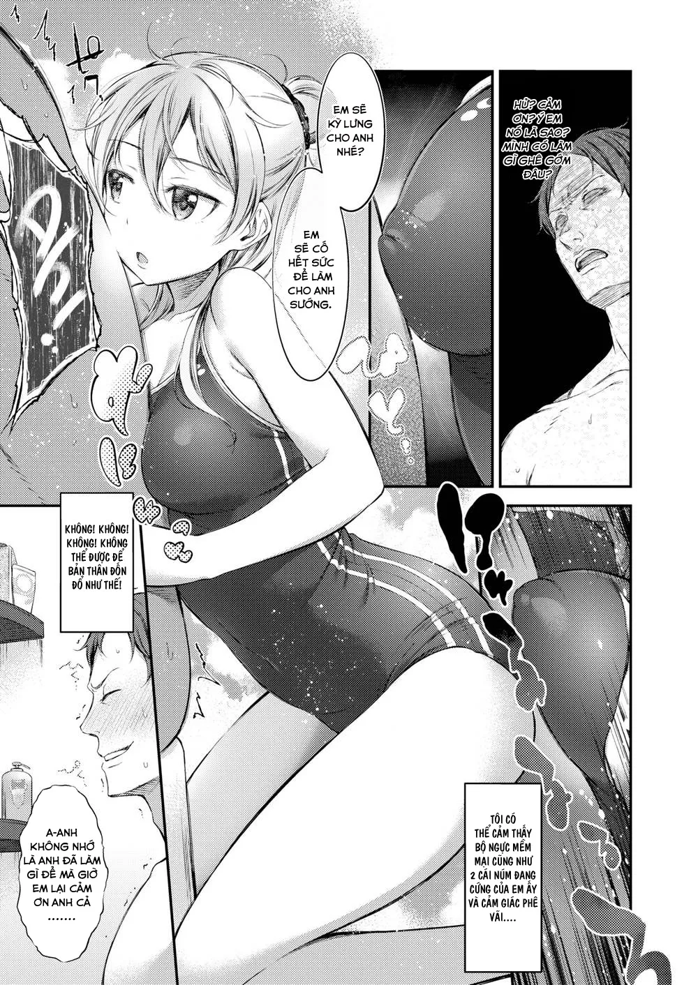 HentaiVN.net - Ảnh 7 - Bị em gái mưa Địt Xoa Dịu [If I Get Caught in the Rain] - Chap 1