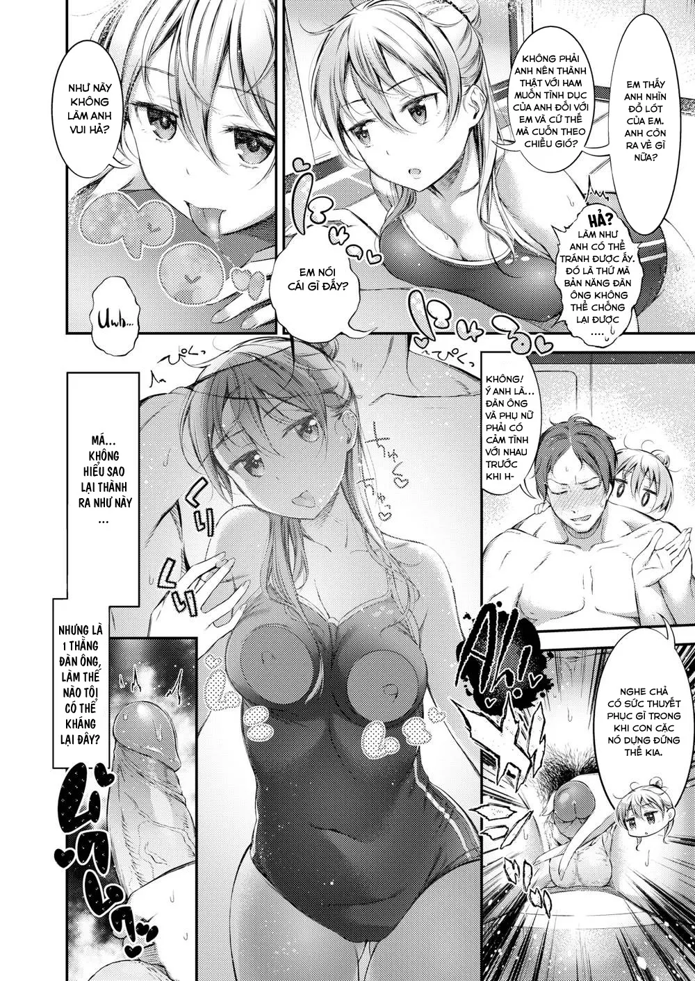HentaiVN.net - Ảnh 8 - Bị em gái mưa Địt Xoa Dịu [If I Get Caught in the Rain] - Chap 1
