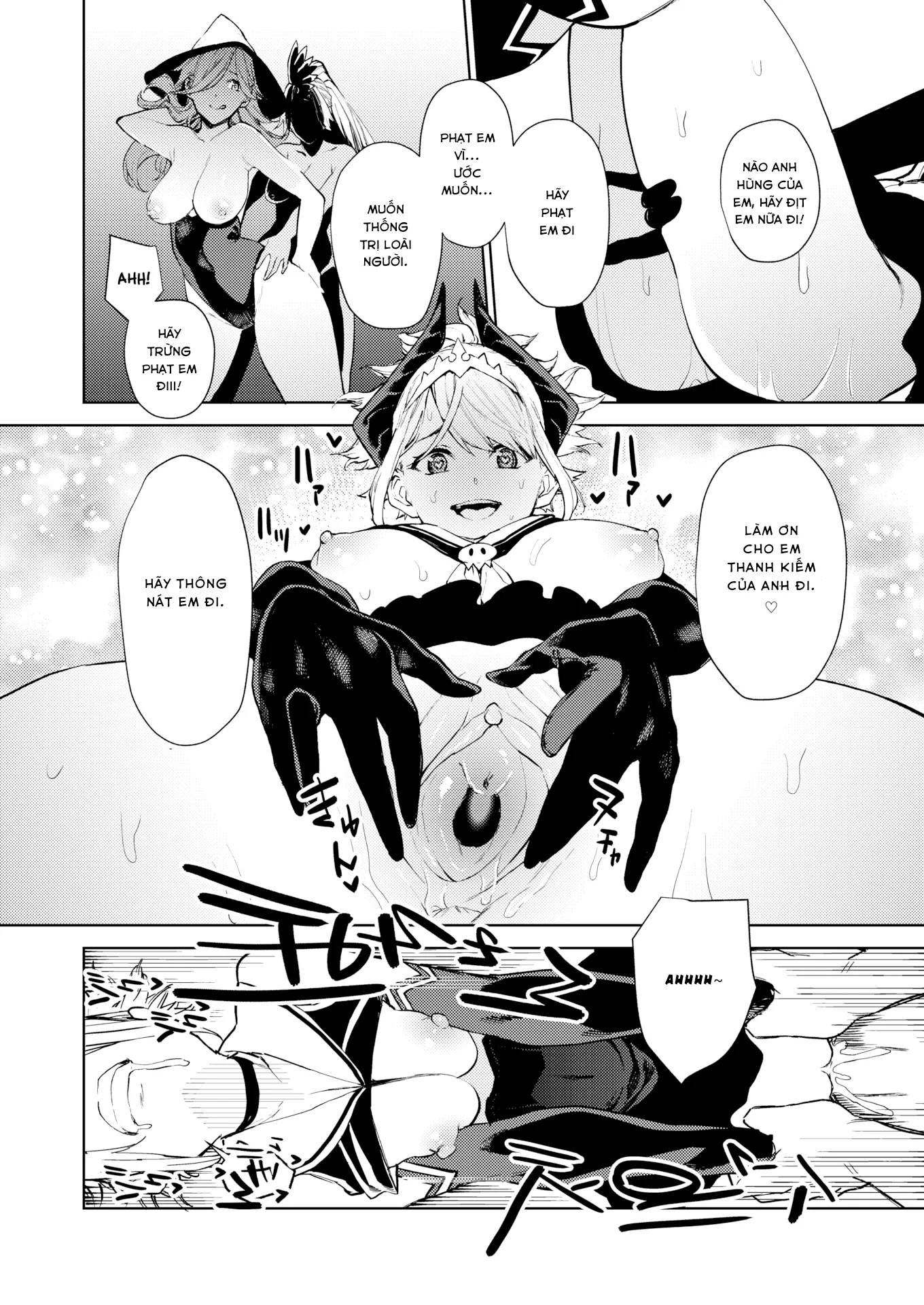 HentaiVN.net - Ảnh 16 - Thanh gươm diệt quỷ(FAKE) [Holy Rod Excalibur] - Chap 1