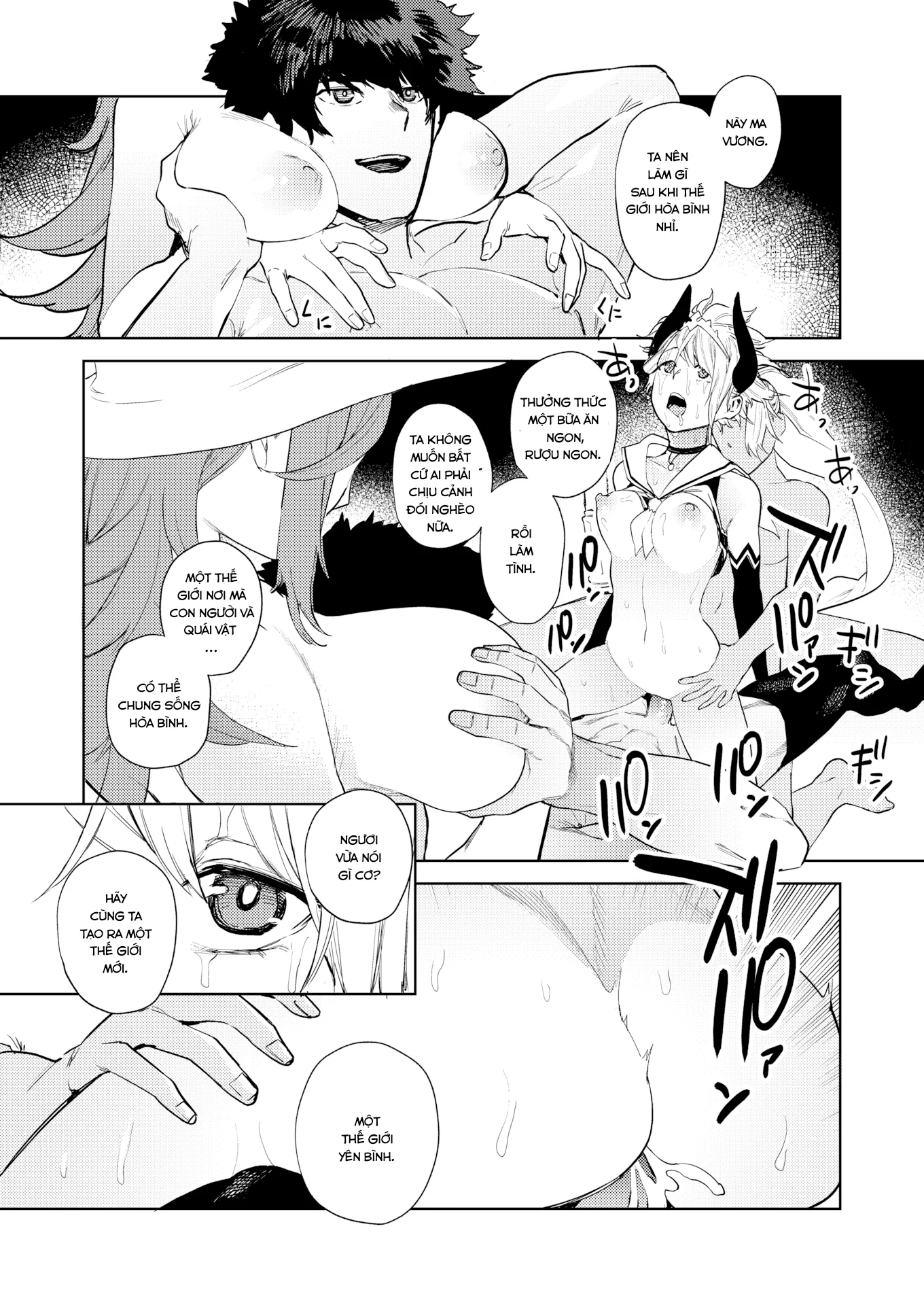 HentaiVN.net - Ảnh 19 - Thanh gươm diệt quỷ(FAKE) [Holy Rod Excalibur] - Chap 1