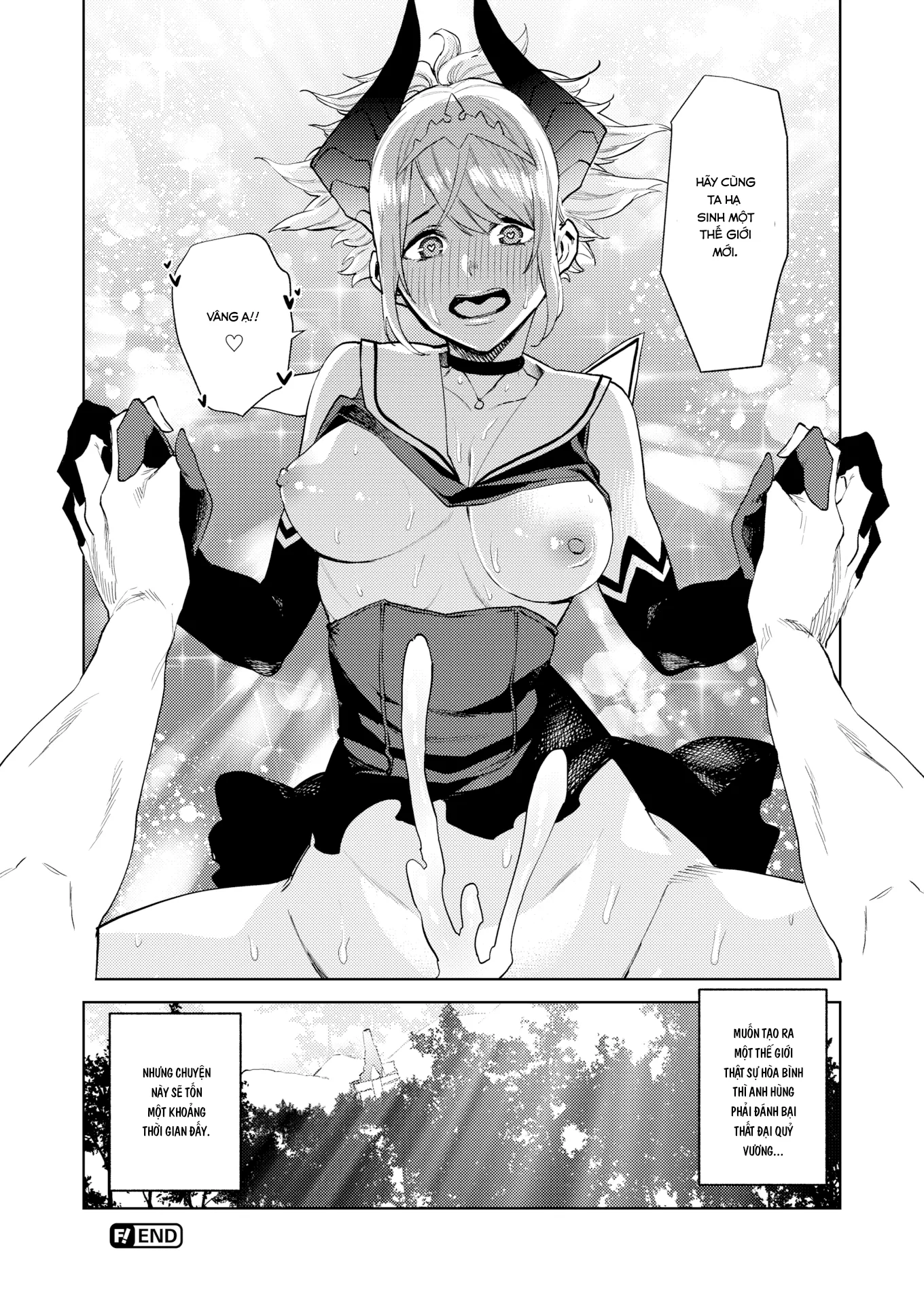 HentaiVN.net - Ảnh 20 - Thanh gươm diệt quỷ(FAKE) [Holy Rod Excalibur] - Chap 1
