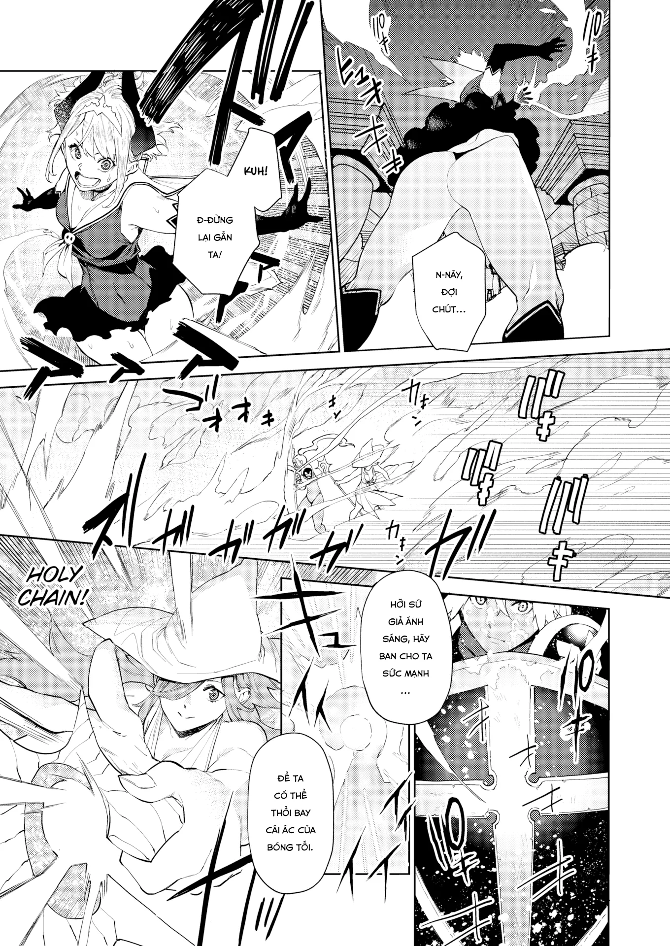 HentaiVN.net - Ảnh 3 - Thanh gươm diệt quỷ(FAKE) [Holy Rod Excalibur] - Chap 1