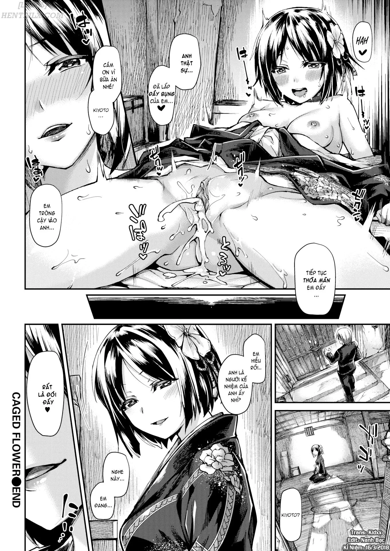 HentaiVN.net - Ảnh 19 - Caged Flower [Comic Kairakuten BEAST 2017-05] - Chap 1