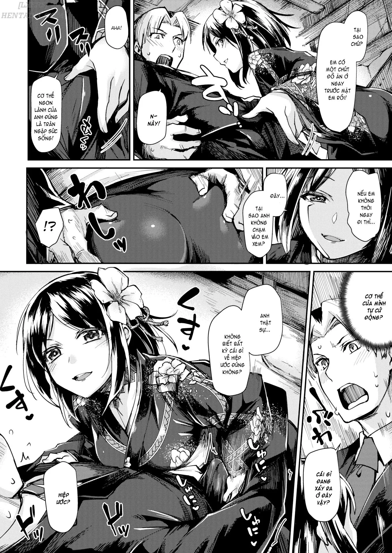 HentaiVN.net - Ảnh 5 - Caged Flower [Comic Kairakuten BEAST 2017-05] - Chap 1