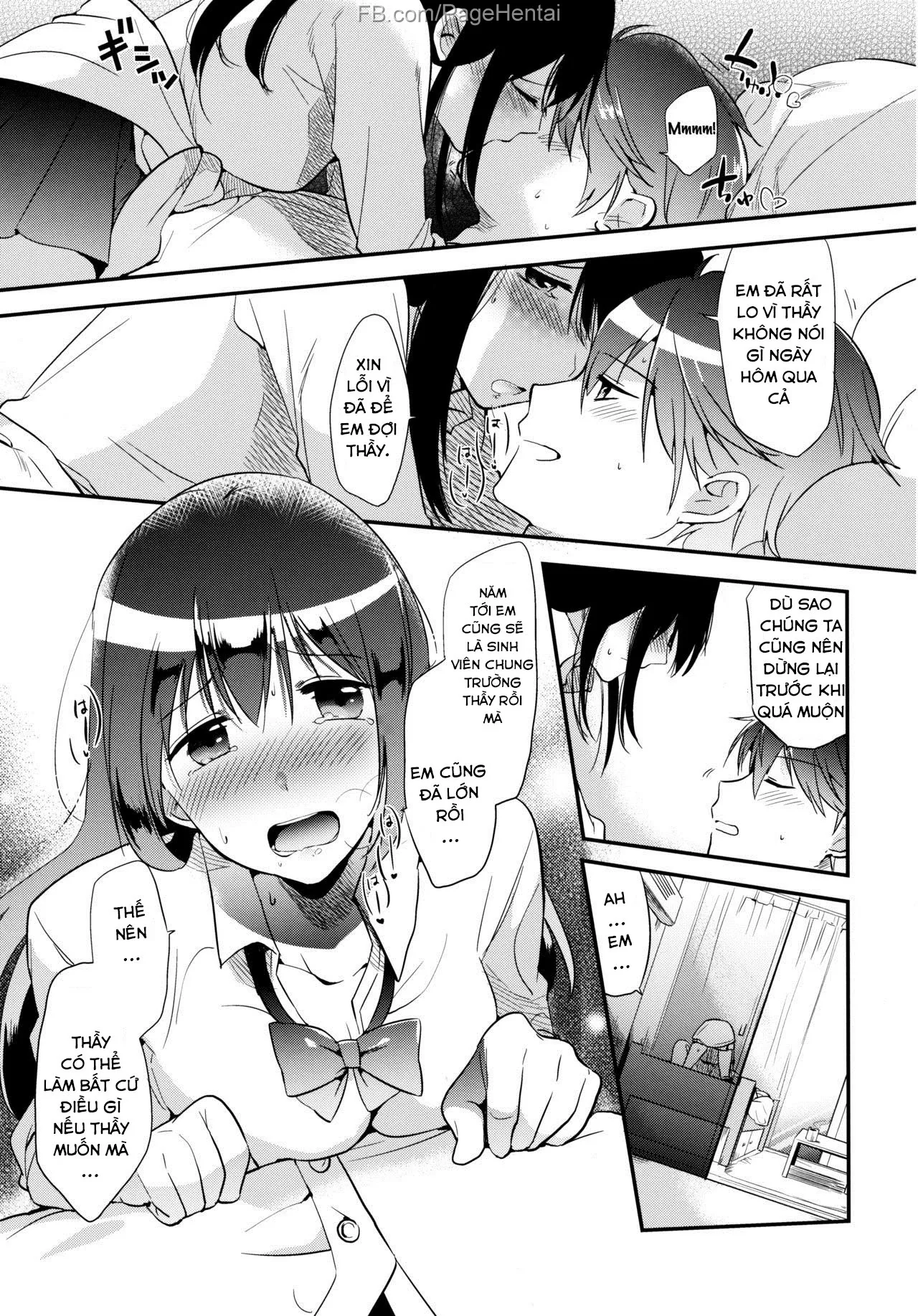 HentaiVN.net - Ảnh 8 - Phần thương sau bài kiểm tra. [Post-Test Treats] - Chap 1