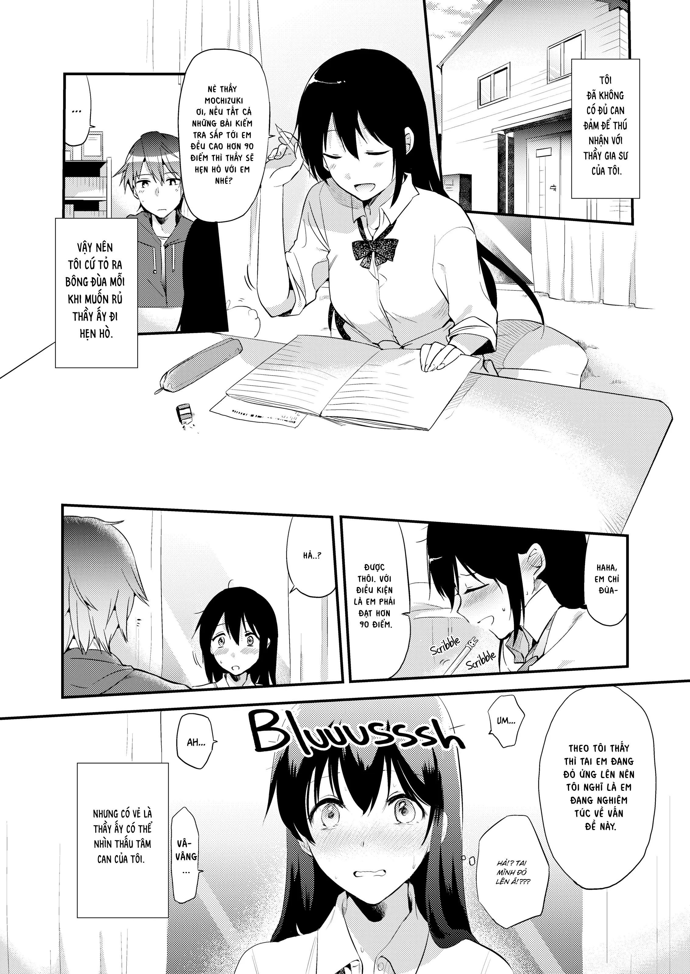 HentaiVN.net - Ảnh 3 - Phần thương sau bài kiểm tra. [Post-Test Treats] - Chap 2
