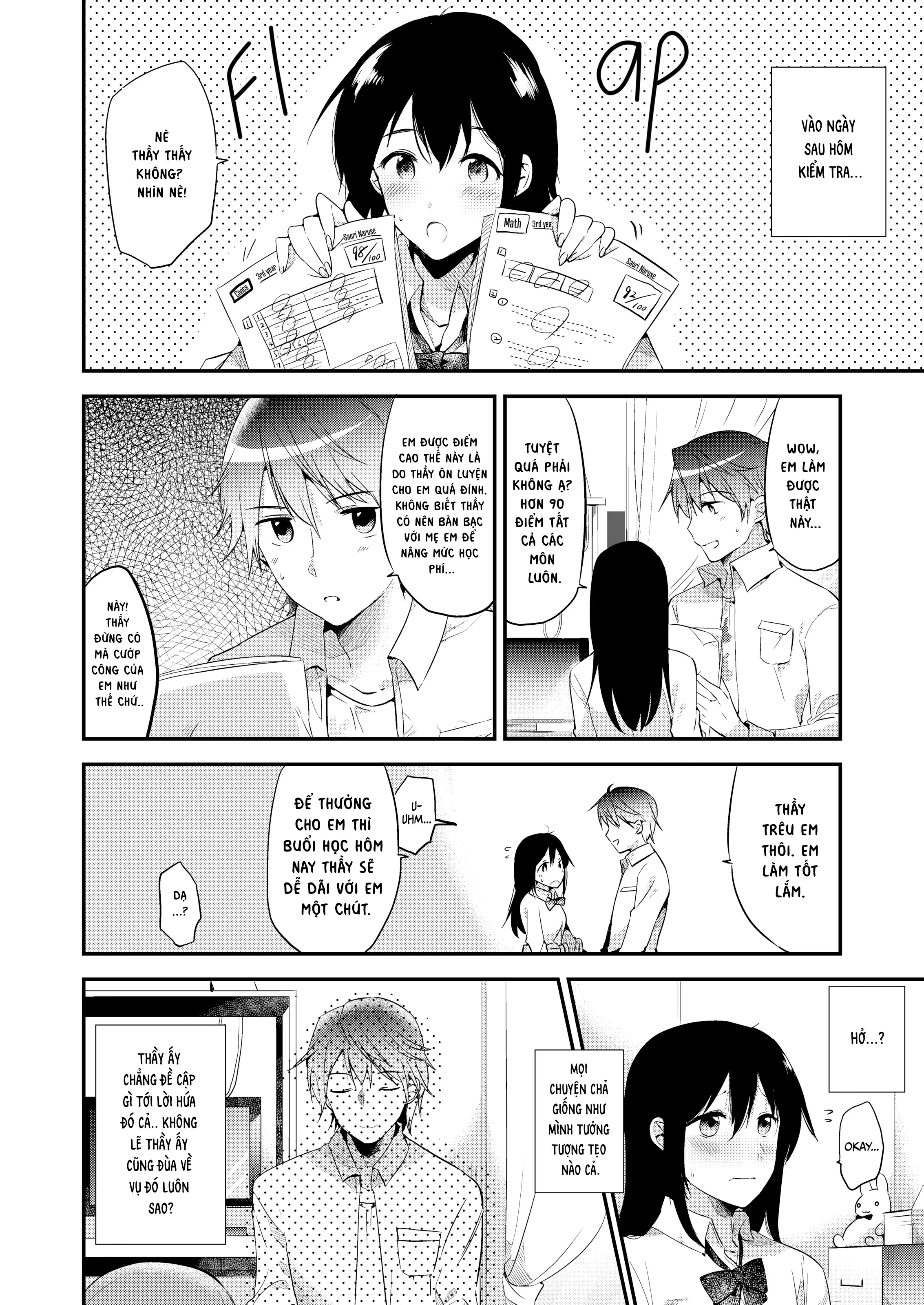 HentaiVN.net - Ảnh 4 - Phần thương sau bài kiểm tra. [Post-Test Treats] - Chap 2