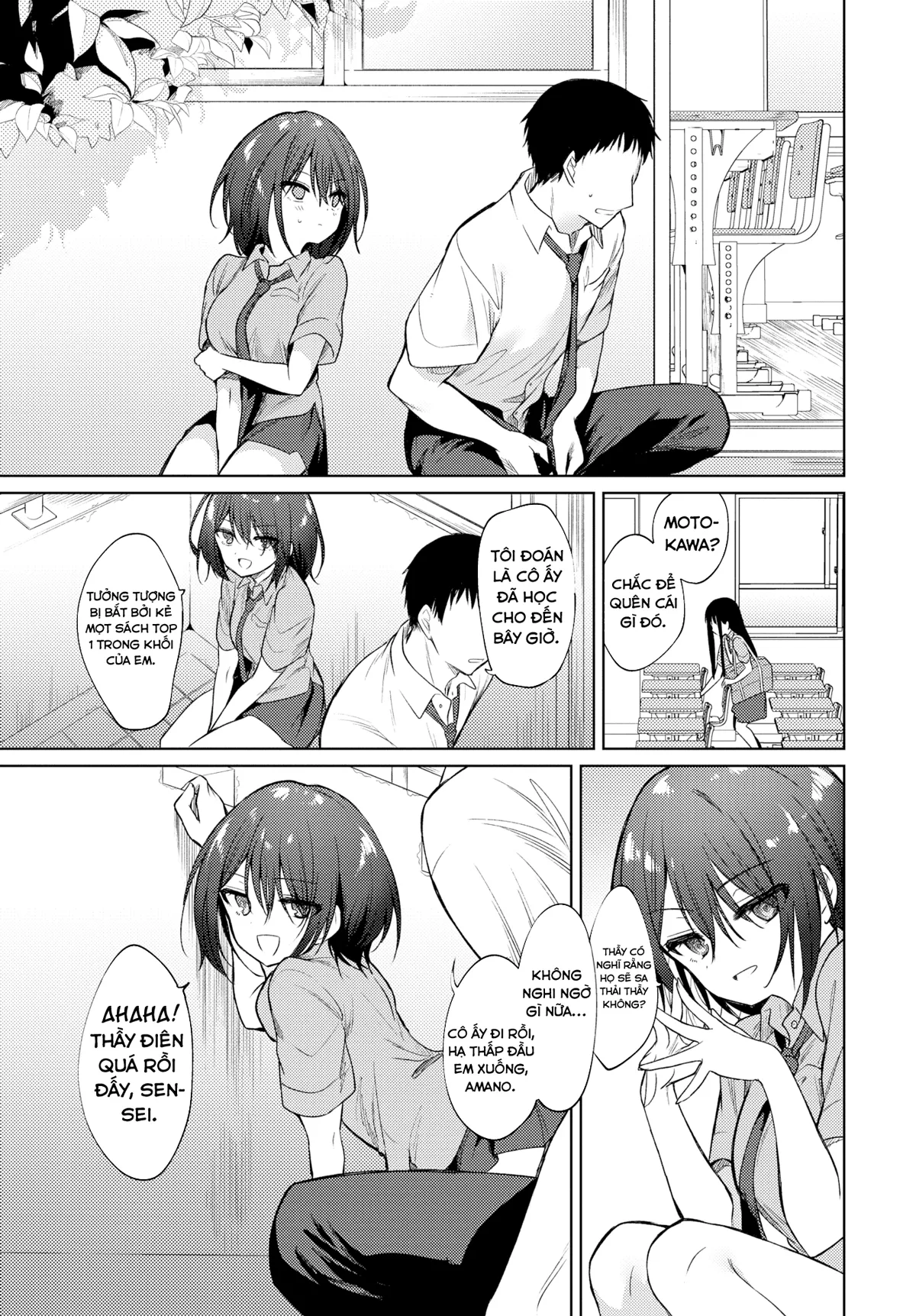 HentaiVN.net - Ảnh 16 - Nhìn này, Sensei - Chap 1