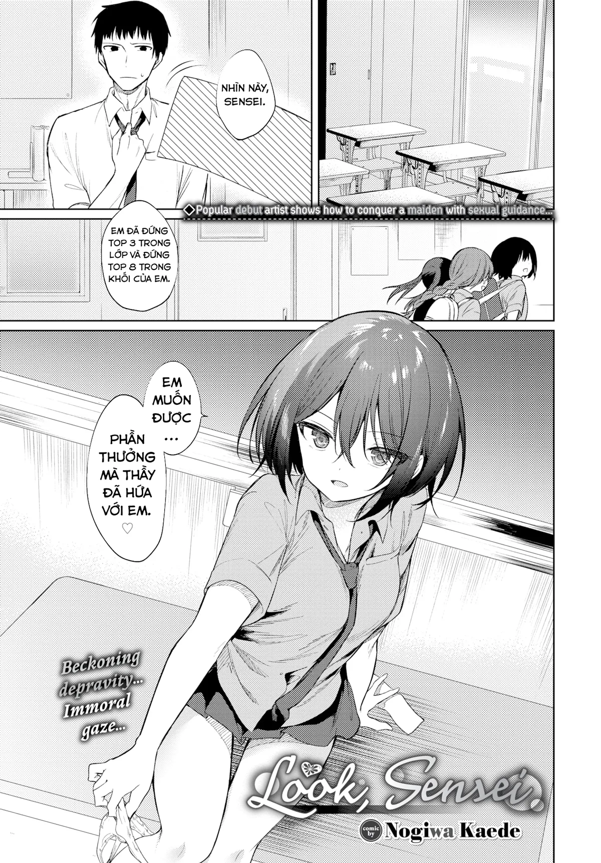 HentaiVN.net - Ảnh 2 - Nhìn này, Sensei - Chap 1