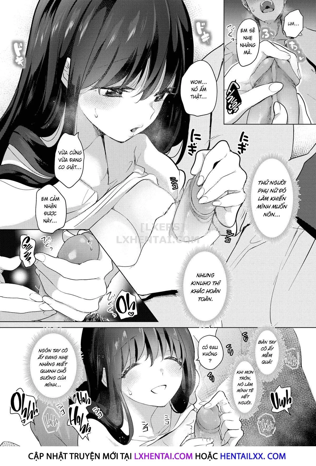 HentaiVN.net - Ảnh 14 - Relaxation in the Palm of Her Hand [Comic Kairakuten 2021-05] - Chap 1