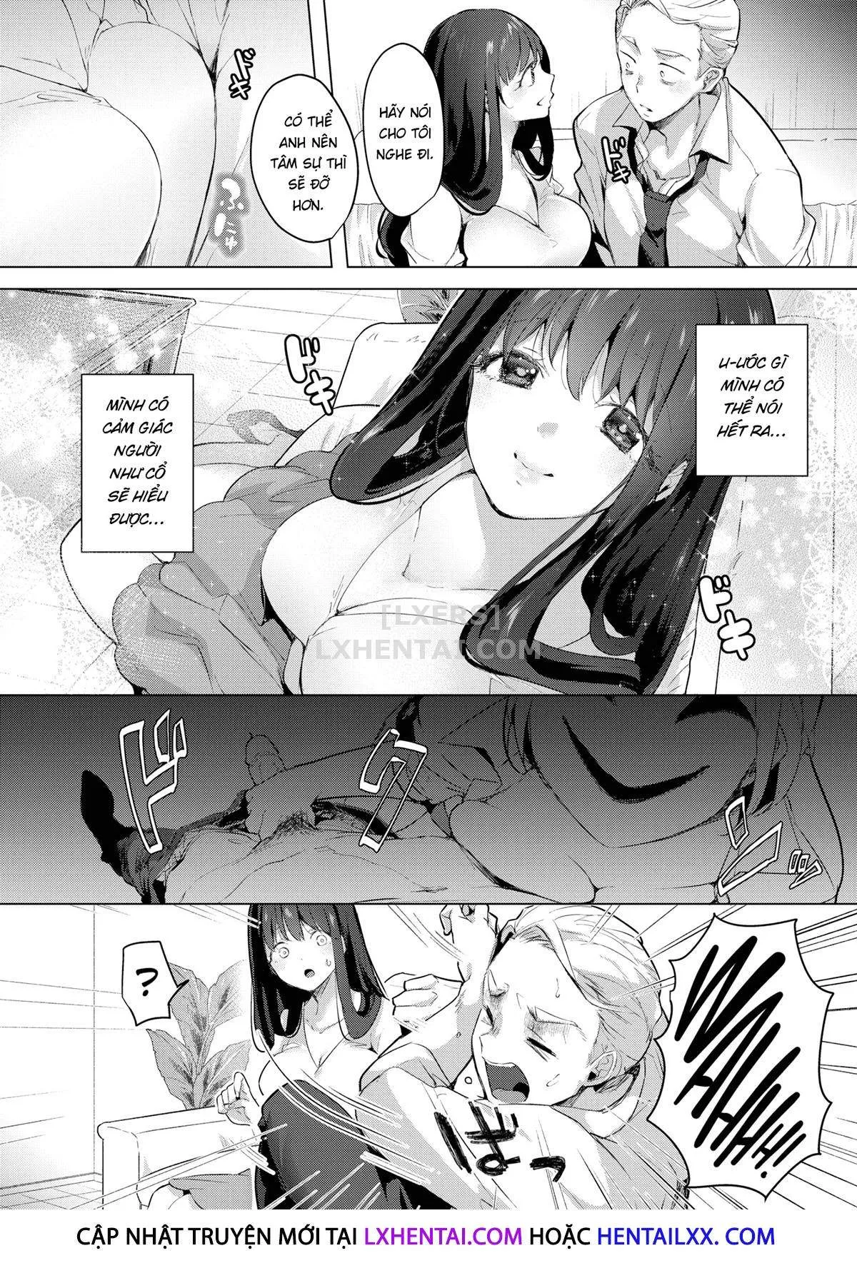 HentaiVN.net - Ảnh 9 - Relaxation in the Palm of Her Hand [Comic Kairakuten 2021-05] - Chap 1