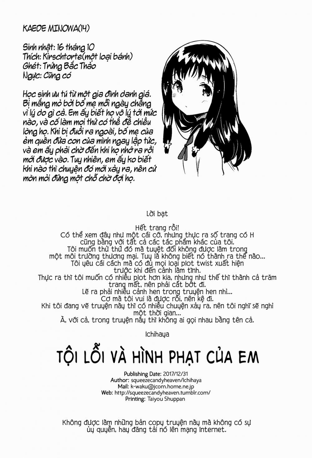 HentaiVN.net - Ảnh 37 - Tội Lỗi và Hình Phạt của Em [Anoko no Tsumi to Batsu; Her Crime and Punishment; あの子の罪と罰] - Chap 1