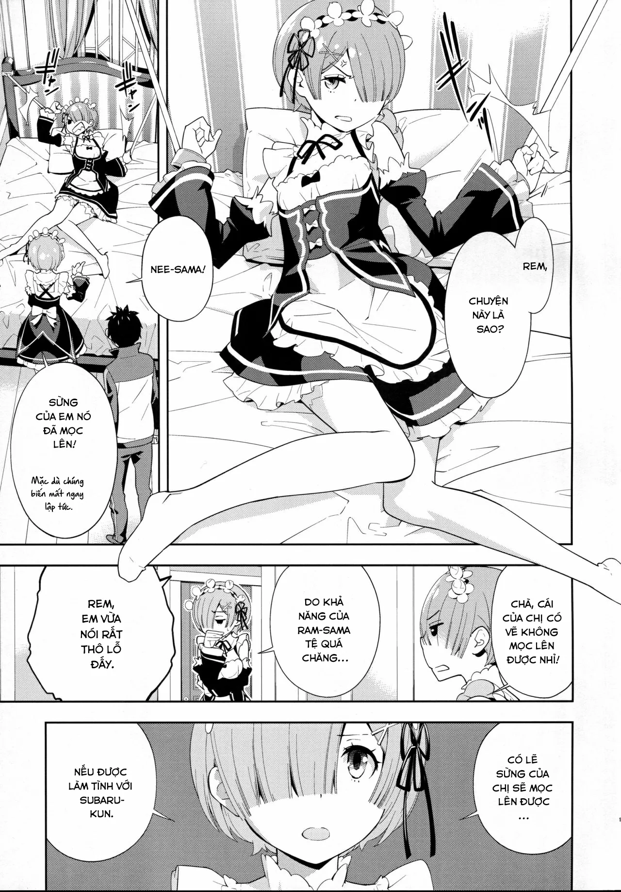 HentaiVN.net - Ảnh 14 - CHOICE 2 (Re: Zero kara Hajimeru Isekai Seikatsu) - Chap 1
