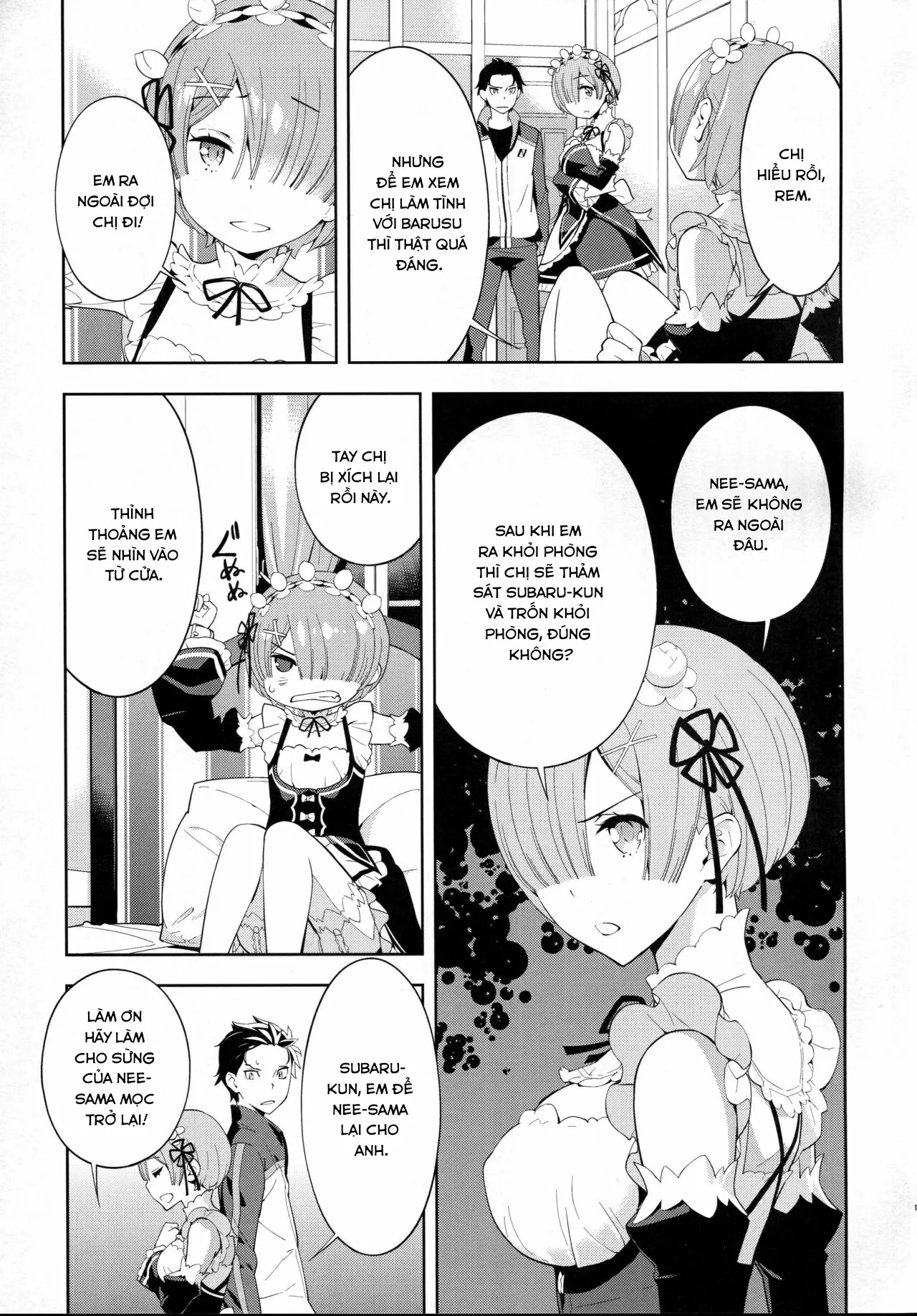 HentaiVN.net - Ảnh 16 - CHOICE 2 (Re: Zero kara Hajimeru Isekai Seikatsu) - Chap 1