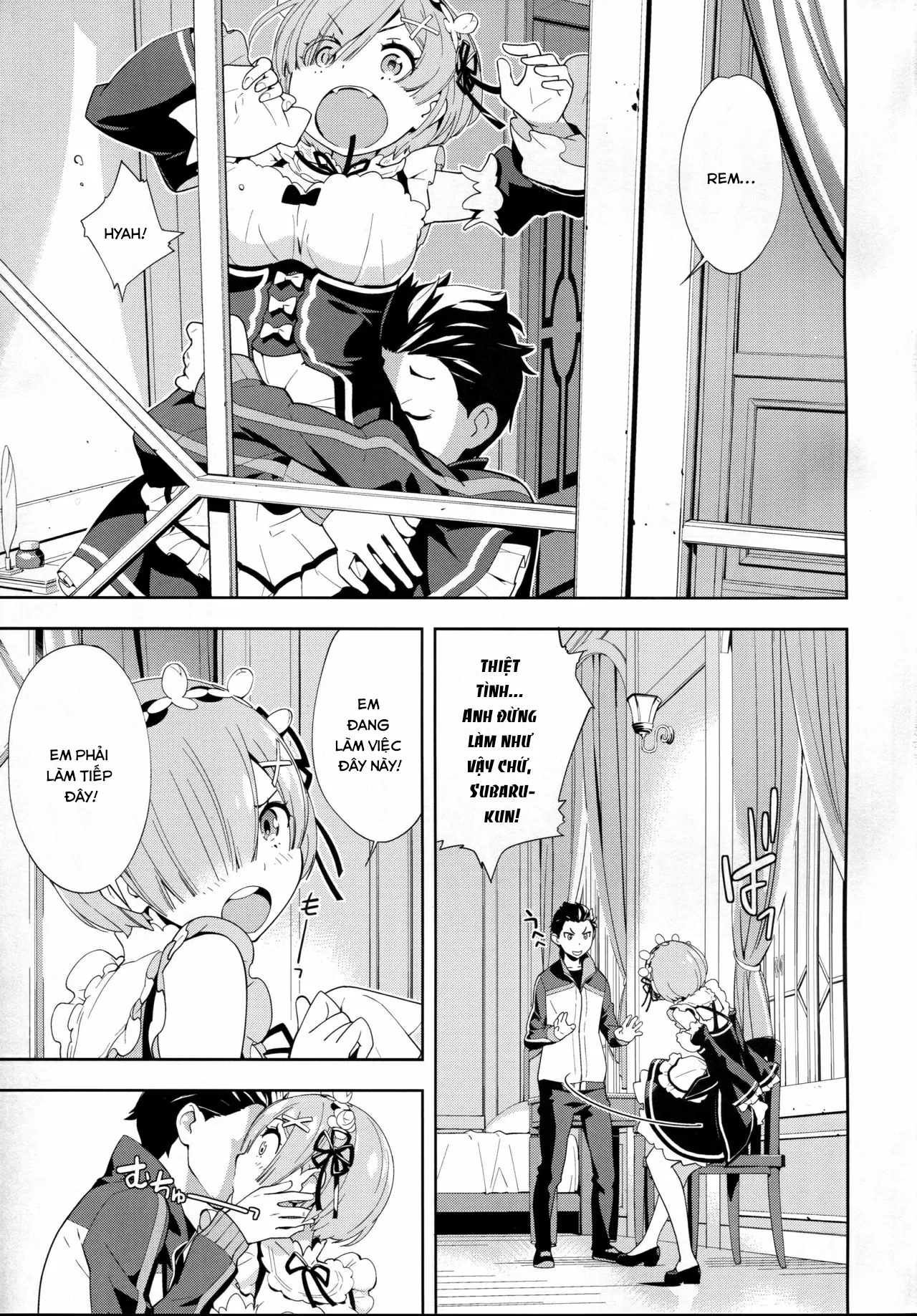 HentaiVN.net - Ảnh 6 - CHOICE 2 (Re: Zero kara Hajimeru Isekai Seikatsu) - Chap 1