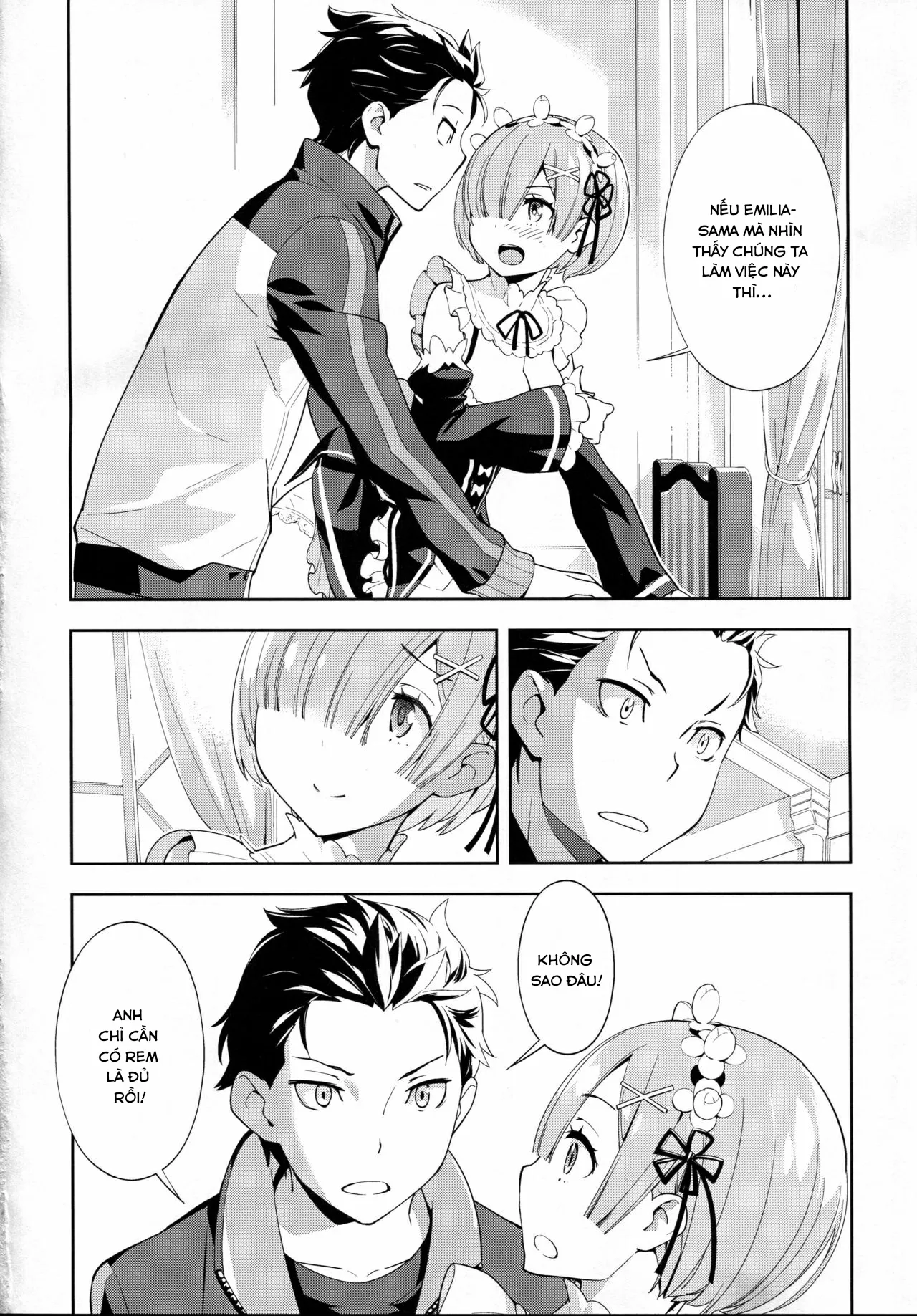 HentaiVN.net - Ảnh 9 - CHOICE 2 (Re: Zero kara Hajimeru Isekai Seikatsu) - Chap 1
