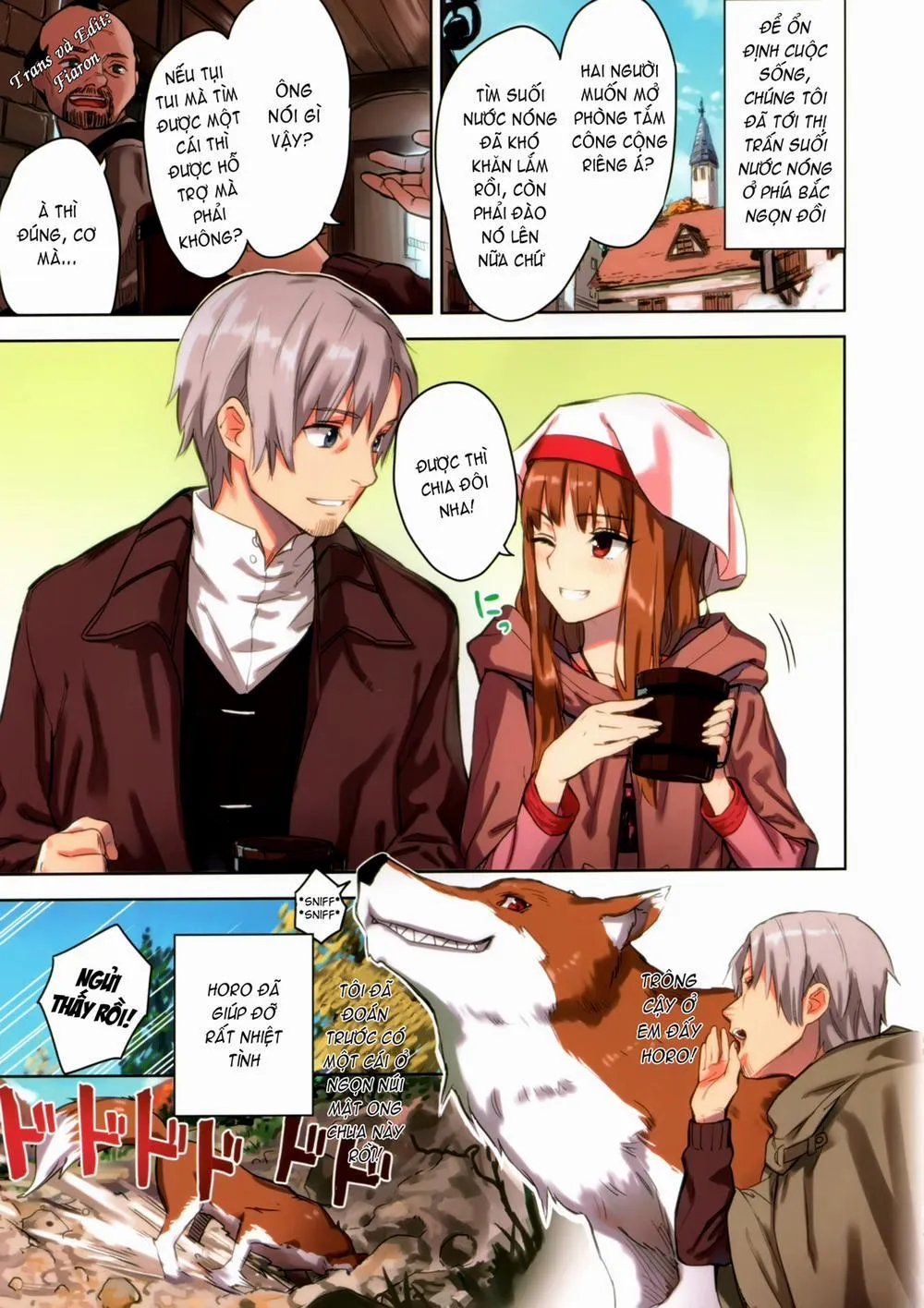 HentaiVN.net - Ảnh 7 - Wacchi to Nyohhira Bon (Spice And Wolf) - Chap 1