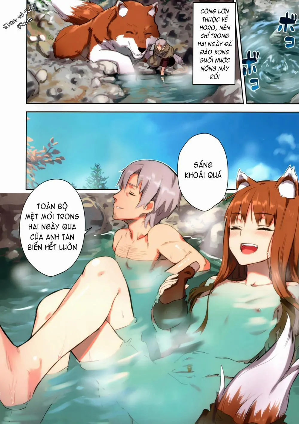 HentaiVN.net - Ảnh 8 - Wacchi to Nyohhira Bon (Spice And Wolf) - Chap 1