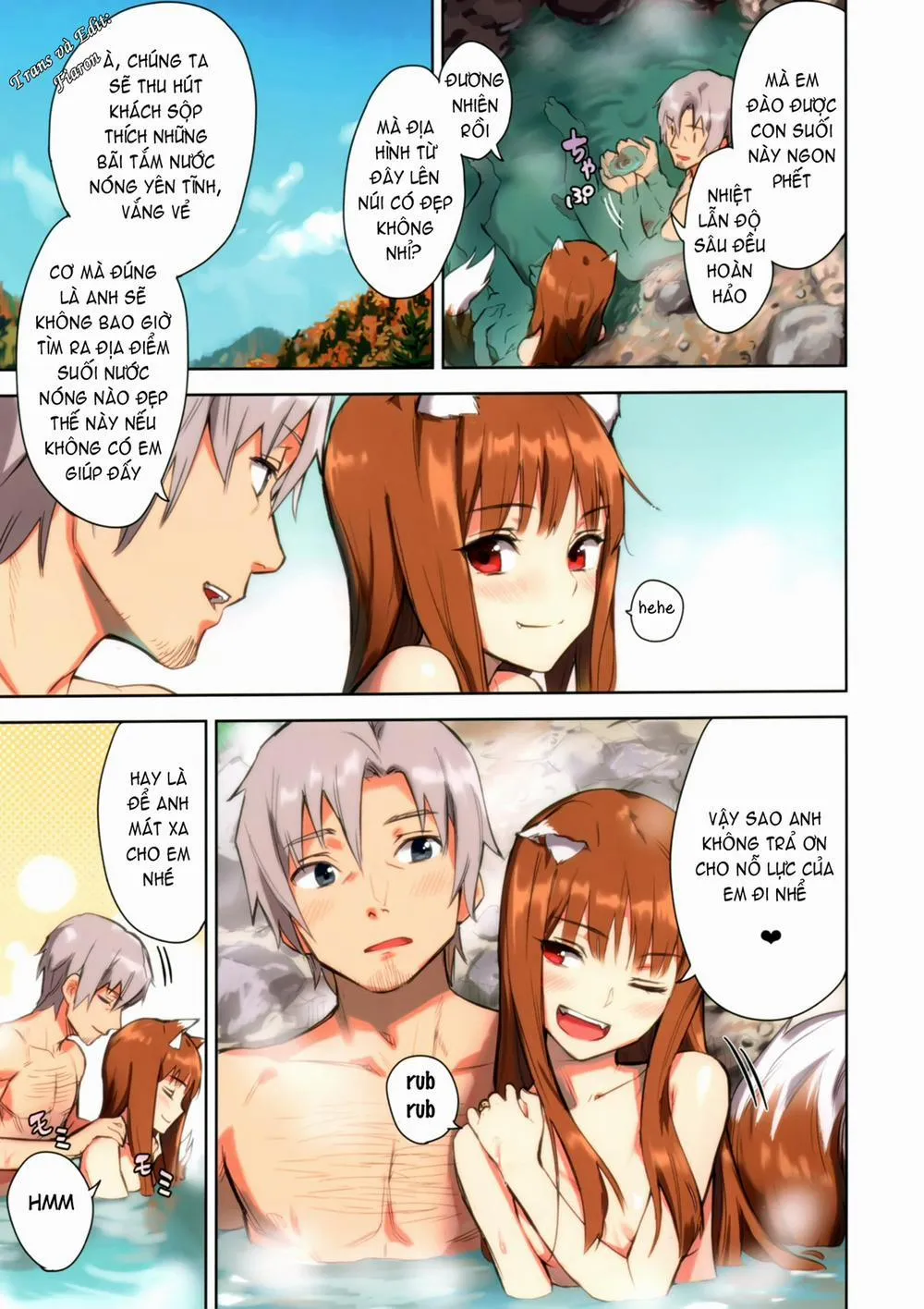 HentaiVN.net - Ảnh 9 - Wacchi to Nyohhira Bon (Spice And Wolf) - Chap 1