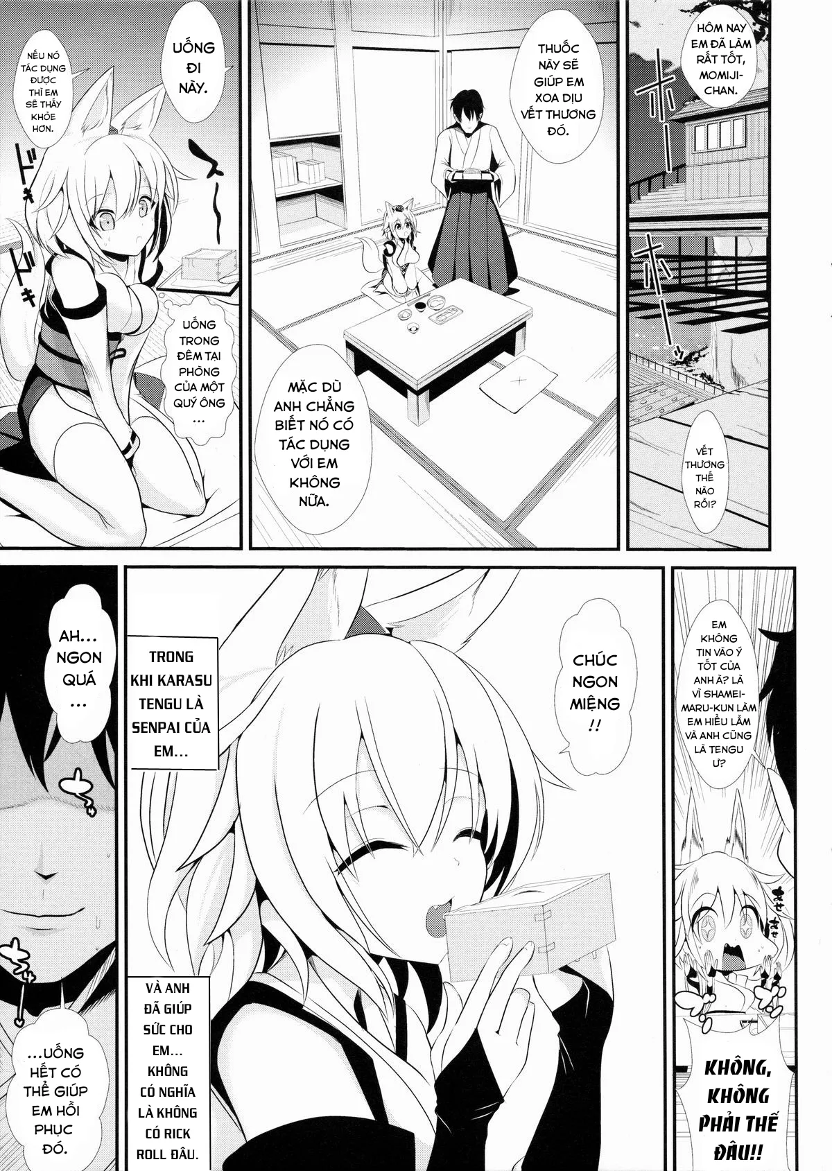 HentaiVN.net - Ảnh 5 - Touhou Deisuikan 3 Inubashiri Momiji(Touhou Project) - Chap 1