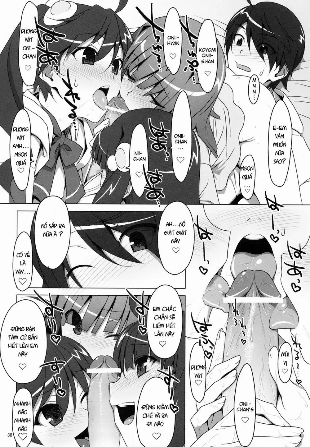 HentaiVN.net - Ảnh 36 - Onegai! FireSisters (Bakemonogatari) - Chap 3