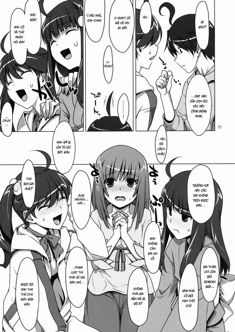 HentaiVN.net - Ảnh 19 - Onegai! FireSisters (Bakemonogatari) - Chap 4