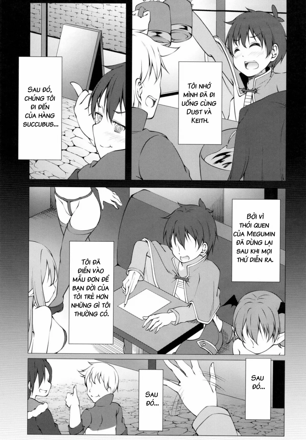 HentaiVN.net - Ảnh 4 - Kono Subarashii Oujo-sama wa Onii-sama ga Daisuki !! ( KonoSuba) - Chap 1