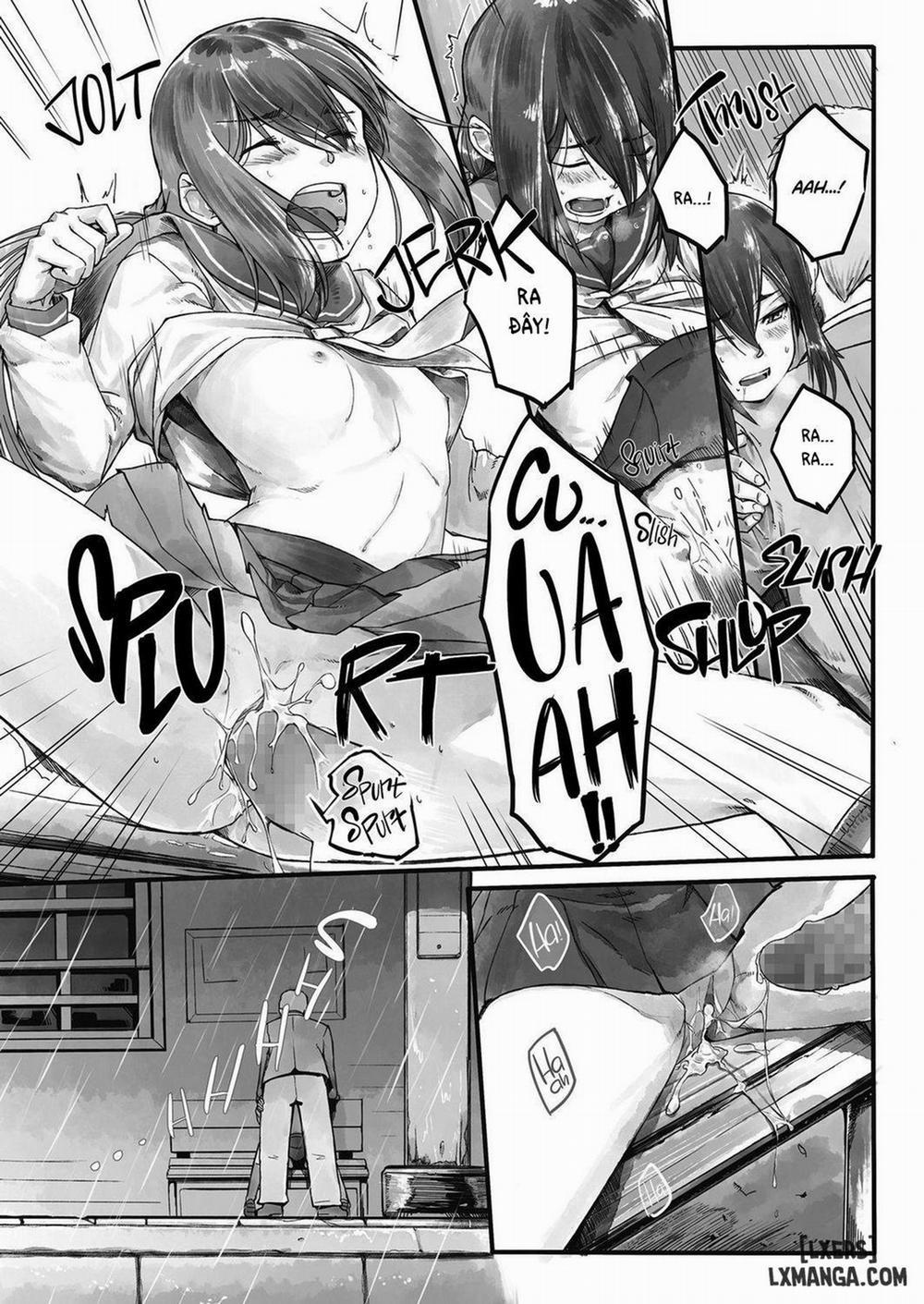 HentaiVN.net - Ảnh 17 - On a Bench, On a Rainy Day [Ame no Hi no Nagaisu de] - Chap 1